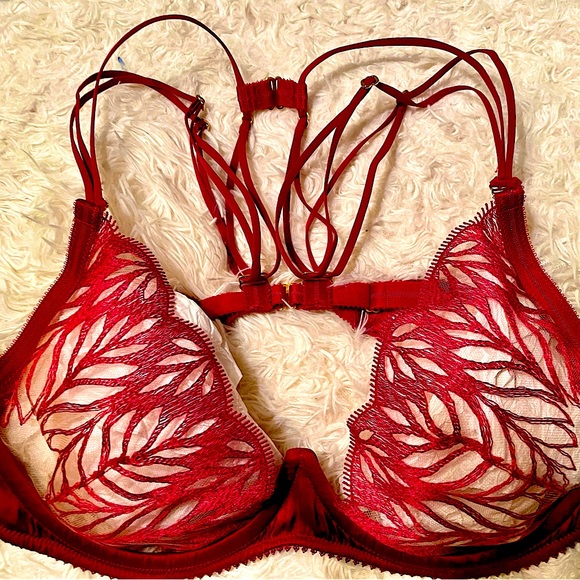 Tisja Damen - Sphinx Underwire Bra, Size Large, Red - Picture 9 of 10